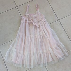 Old Navy Pink Tulle Dress with Bow Girls Size 10